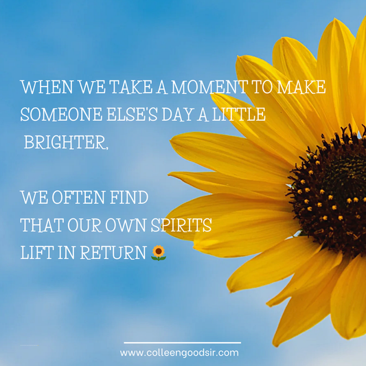 Take a moment to make someone's day a little brighter!
