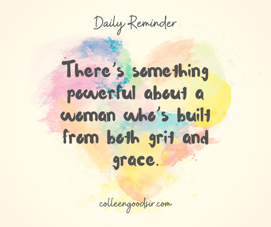 💭 There’s something powerful about a woman who’s built from both grit and grace.