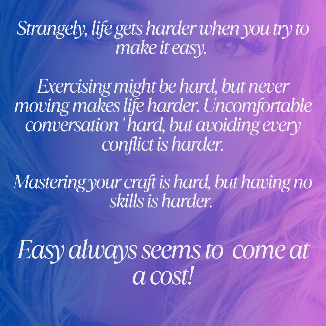 Easy always seems to have a cost!