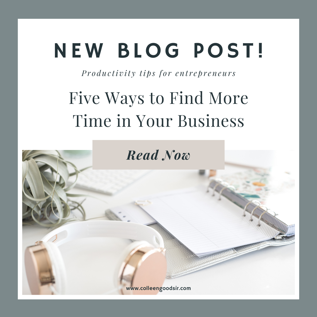 5 Ways to Find More Time in Your Business