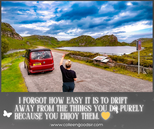 When was the last time you did something just because it made you happy? ✨