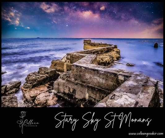 Stary Sky St Monans Pier Fife, Scotland