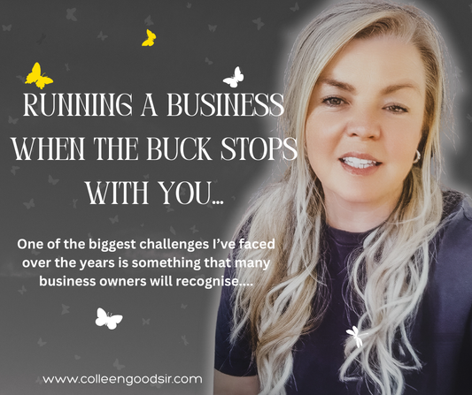 Running a Business When the Buck Stops With You
