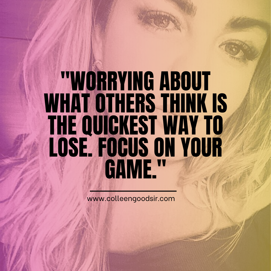 Worrying about what others think...